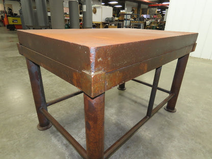 3-1/2" Steel Top Machine Base Welding Table Work Bench 48x30" Top 31.5" H