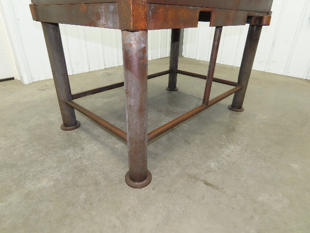 3-1/2" Steel Top Machine Base Welding Table Work Bench 48x30" Top 31.5" H