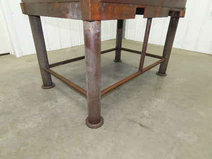 3-1/2" Steel Top Machine Base Welding Table Work Bench 48x30" Top 31.5" H