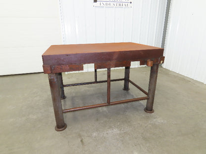 3-1/2" Steel Top Machine Base Welding Table Work Bench 48x30" Top 31.5" H