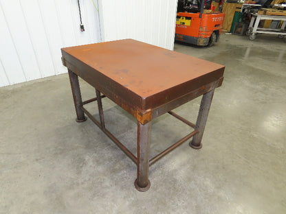 3-1/2" Steel Top Machine Base Welding Table Work Bench 48x30" Top 31.5" H