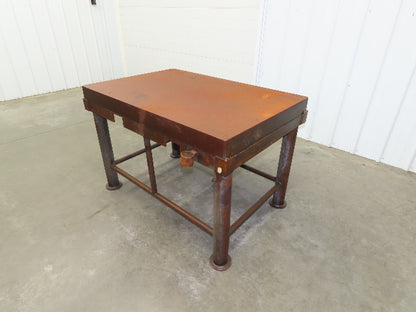 3-1/2" Steel Top Machine Base Welding Table Work Bench 48x30" Top 31.5" H