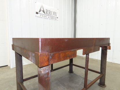 3-1/2" Steel Top Machine Base Welding Table Work Bench 48x30" Top 31.5" H