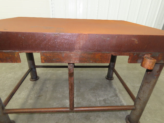 3-1/2" Steel Top Machine Base Welding Table Work Bench 48x30" Top 31.5" H