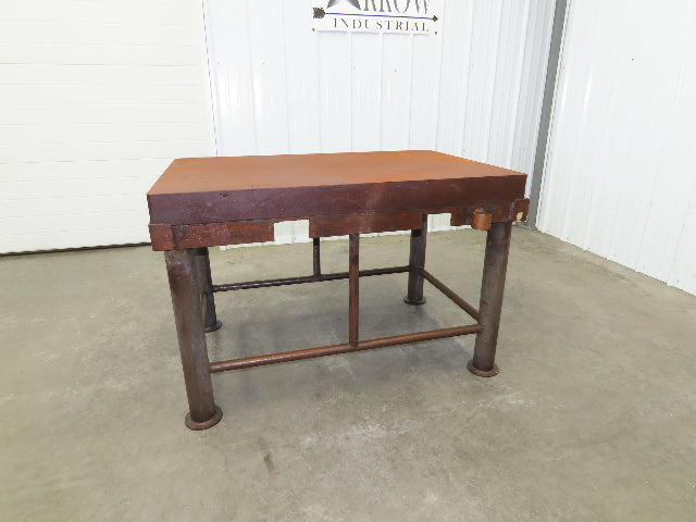 3-1/2" Steel Top Machine Base Welding Table Work Bench 48x30" Top 31.5" H