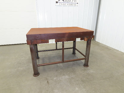 3-1/2" Steel Top Machine Base Welding Table Work Bench 48x30" Top 31.5" H