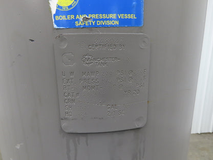Manchester 80 Gallon Air Tank Vertical Compressor Receiver 200PSI 2014