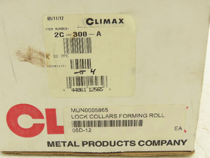 Climax 2C-300-A Clamping Collar Two Piece 2-C Series 3" Bore x 4.25" OD Lot of 4