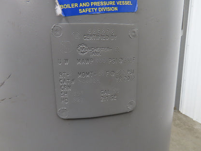 Manchester 304028 Air Tank 80 Gallon Vertical Compressor Receiver 500PSI 2018