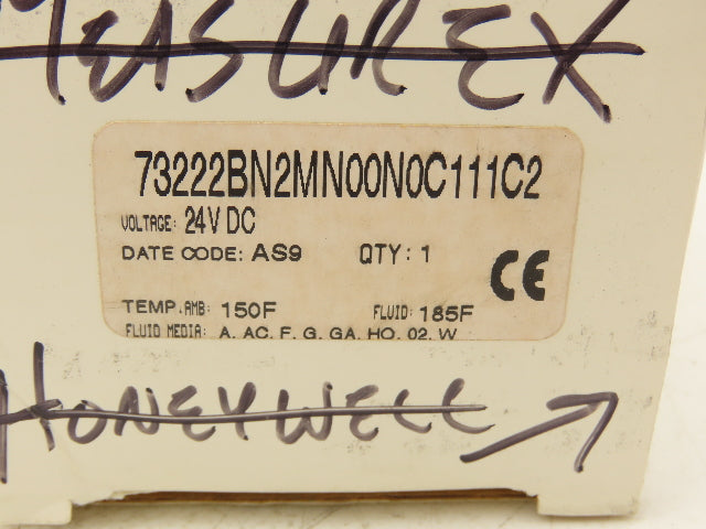 Parker 73222BN2MN00N0C111C2 Solenoid Valve 2 Way N/O 24 VDC 1/4" NPT 300PSI