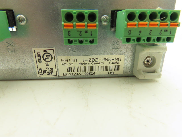 Rexroth HAT01.1-002-NNN-NN IndraDrive Holding Electric Release Brake Control