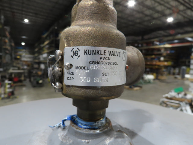Manchester 240 Gallon Vertical Compressed Air Receiver Tank 200 PSI 30x93" 2018