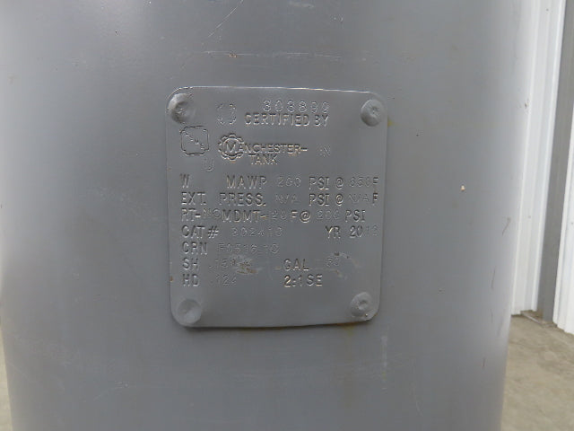 Manchester 302410 Air Tank 60 Gallon Vertical Compressor Receiver 200PSI 2012