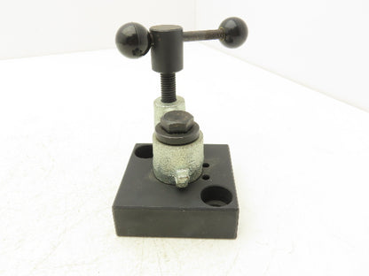 Carr Lane MF40-1511-BASE Swing Clamp Assembly (Heavy) 3"x3"x1" Base 1" Travel`
