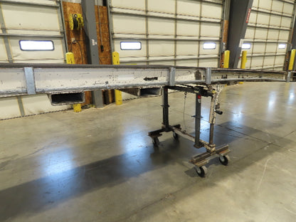 36"W x 20'L Portable Incline/Flat Conveyor 2-Way Grip Belt 460V Variable Speed