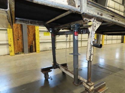 36"W x 20'L Portable Incline/Flat Conveyor 2-Way Grip Belt 460V Variable Speed
