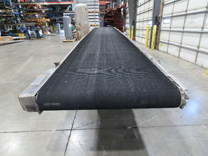 36"W x 20'L Portable Incline/Flat Conveyor 2-Way Grip Belt 460V Variable Speed