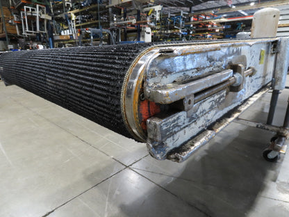 36"W x 20'L Portable Incline/Flat Conveyor 2-Way Grip Belt 460V Variable Speed