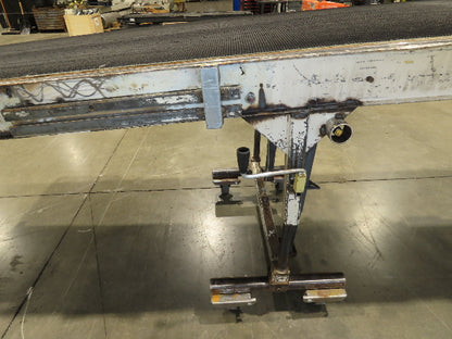 36"W x 20'L Portable Incline/Flat Conveyor 2-Way Grip Belt 460V Variable Speed