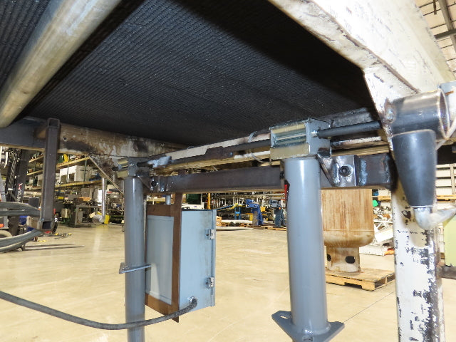 36"W x 20'L Portable Incline/Flat Conveyor 2-Way Grip Belt 460V Variable Speed