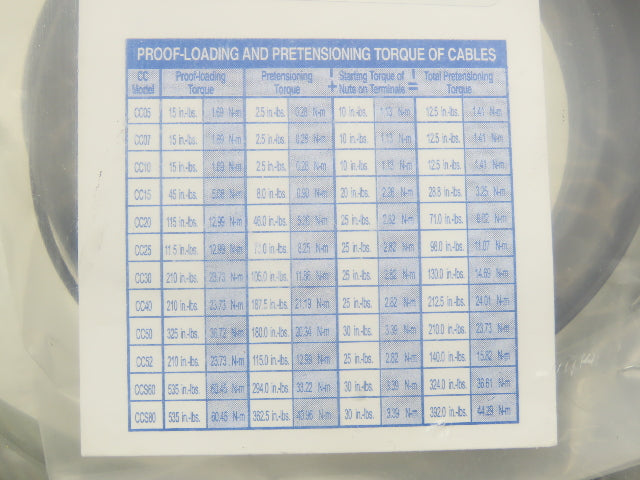 Tolomatic RKCC40 SK149.000 Pneumatic Cylinder Cable Repair Kit 2 Cables & Seals