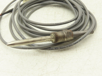 Quantem 223-40153-01 Thermal Sensor Probe 2" With 12' Cable 3 Wire 3/8" NPT