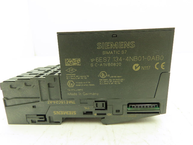Siemens 6ES7 134-4NB01-0AB0 SIMATIC 2PT Analog Input W/Terminal 24VDC Lot Of 4
