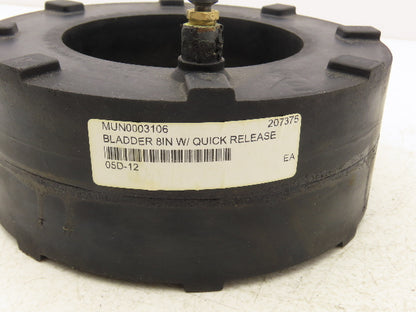 Tidland 67897 Replacement 8" Bladder w/Quick Release 1/8" NPT 7-3/4" OD 4-5/8"ID