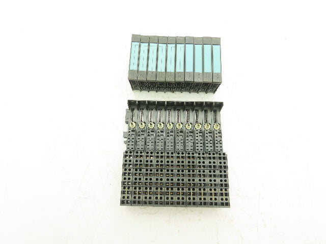 Siemens 6ES7 132-4BD02-0AA0 SIMATIC 4 Digital Outputs W/Terminal 24VDC Lot Of 10