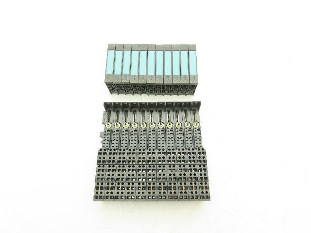 Siemens 6ES7 132-4BD02-0AA0 SIMATIC 4 Digital Outputs W/Terminal 24VDC Lot Of 11