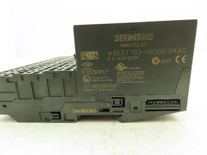 Siemens 6ES7 132-4BD02-0AA0 SIMATIC 4 Digital Outputs W/Terminal 24VDC Lot Of 11
