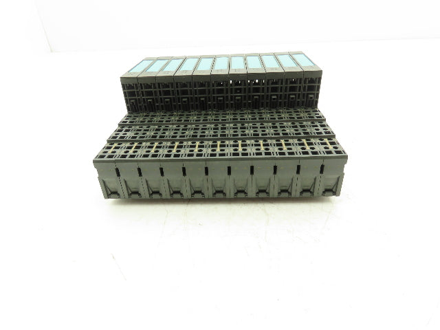 Siemens 6ES7 132-4BD02-0AA0 SIMATIC 4 Digital Outputs W/Terminal 24VDC Lot Of 11