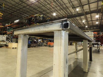 3/8" Top Steel Fabrication Welding Layout Table Work Bench 34"D 34"H 10'L