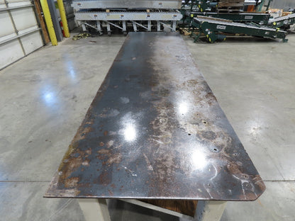 3/8" Top Steel Fabrication Welding Layout Table Work Bench 34"D 34"H 10'L