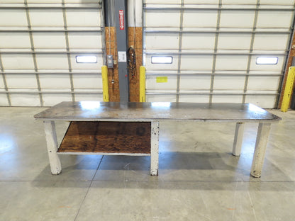 3/8" Top Steel Fabrication Welding Layout Table Work Bench 34"D 34"H 10'L