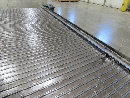 Tsubaki MT10 36"x 12' CNC Steel Scrap Chip Conveyor Low Profile 220V 3PH 3FPM