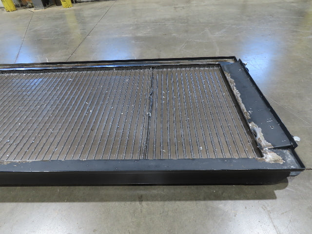 Tsubaki MT10 36"x 12' CNC Steel Scrap Chip Conveyor Low Profile 220V 3PH 3FPM