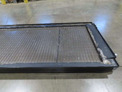 Tsubaki MT10 36"x 12' CNC Steel Scrap Chip Conveyor Low Profile 220V 3PH 3FPM