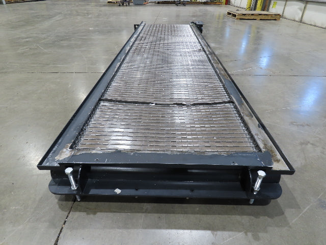 Tsubaki MT10 36"x 12' CNC Steel Scrap Chip Conveyor Low Profile 220V 3PH 3FPM