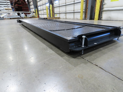Tsubaki MT10 36"x 12' CNC Steel Scrap Chip Conveyor Low Profile 220V 3PH 3FPM