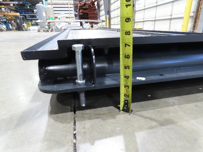 Tsubaki MT10 36"x 12' CNC Steel Scrap Chip Conveyor Low Profile 220V 3PH 3FPM