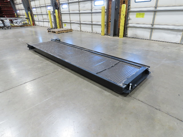 Tsubaki MT10 36"x 12' CNC Steel Scrap Chip Conveyor Low Profile 220V 3PH 3FPM