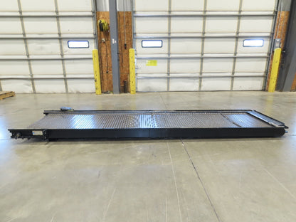 Tsubaki MT10 36"x 12' CNC Steel Scrap Chip Conveyor Low Profile 220V 3PH 3FPM
