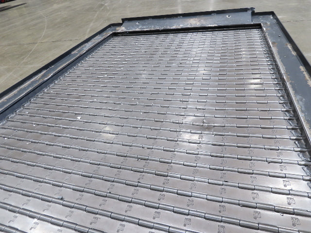 Tsubaki MT10 36"x 12' CNC Steel Scrap Chip Conveyor Low Profile 220V 3PH 3FPM