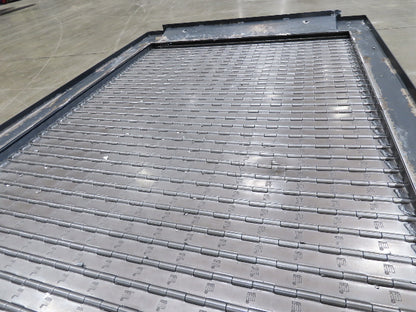 Tsubaki MT10 36"x 12' CNC Steel Scrap Chip Conveyor Low Profile 220V 3PH 3FPM