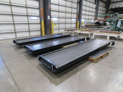 Tsubaki MT10 36"x 12' CNC Steel Scrap Chip Conveyor Low Profile 220V 3PH 3FPM