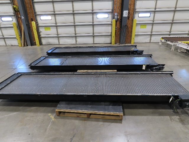 Tsubaki MT10 36"x 12' CNC Steel Scrap Chip Conveyor Low Profile 220V 3PH 3FPM