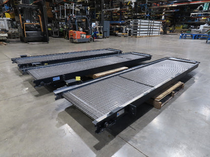 Tsubaki MT10 36"x 12' CNC Steel Scrap Chip Conveyor Low Profile 220V 3PH 3FPM