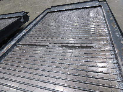 Tsubaki MT10 36"x 12' CNC Steel Scrap Chip Conveyor Low Profile 220V 3PH 3FPM