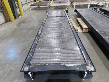 Tsubaki MT10 36"x 12' CNC Steel Scrap Chip Conveyor Low Profile 220V 3PH 3FPM